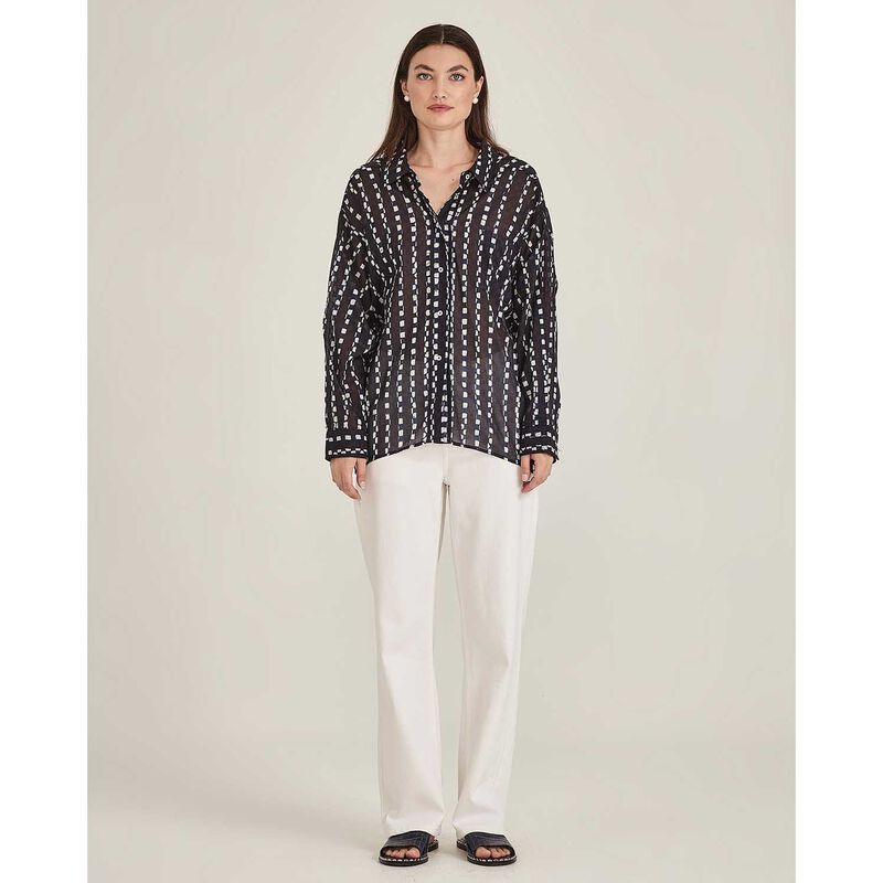 Caroline Sills Becca Print Shirt image number 3